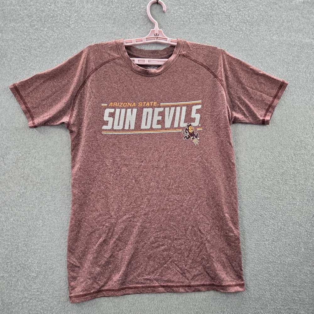 Arizona State Sun Devils Men Shirt M Red Rivalry Threads Sports Logo